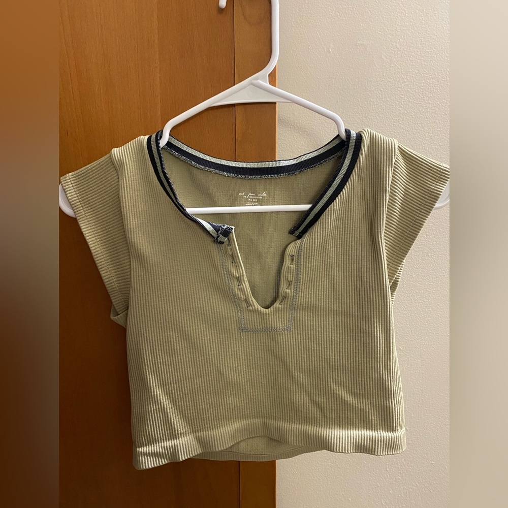 COPY - Urban Outfitters out from under go for gold seamless top
